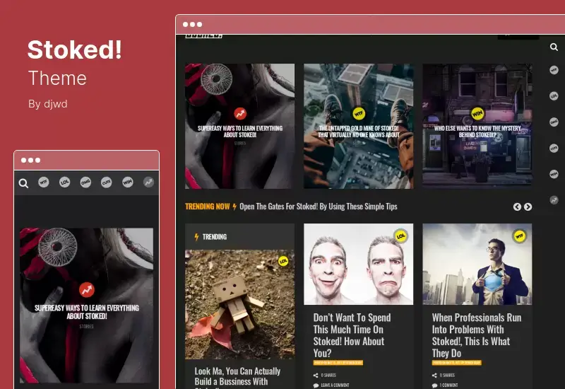 Stoked Theme-Viral Magazine Personal WordPress Theme