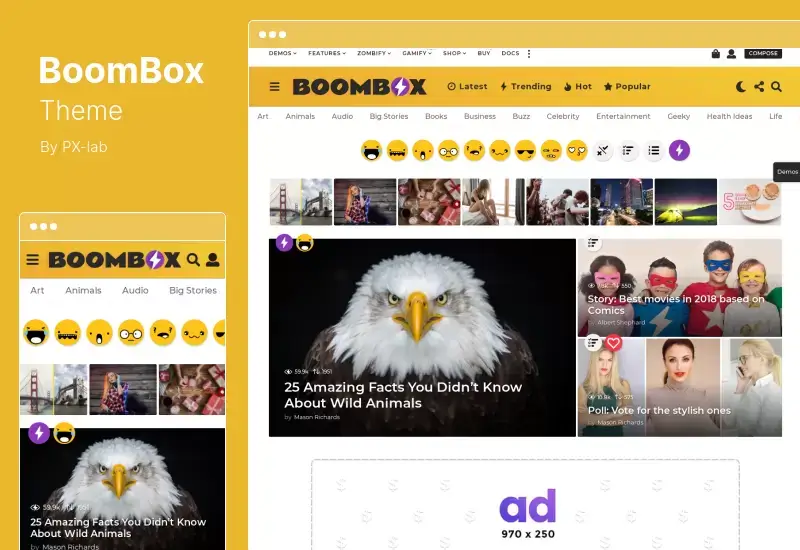 BoomBoxテーマ-ViralMagazineWordPressテーマ