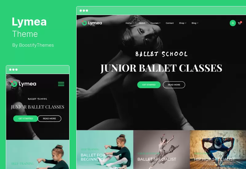 Tema de Lymea - Tema de WordPress para la escuela de arte y música