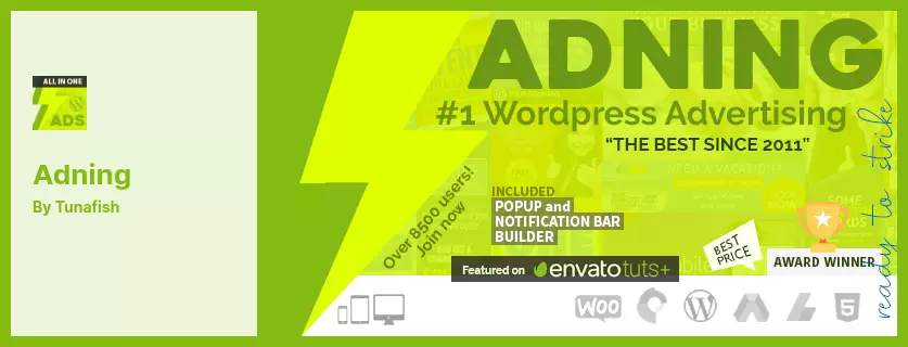 Adning Plugin - Professioneller All-in-One-Anzeigenmanager für WordPress