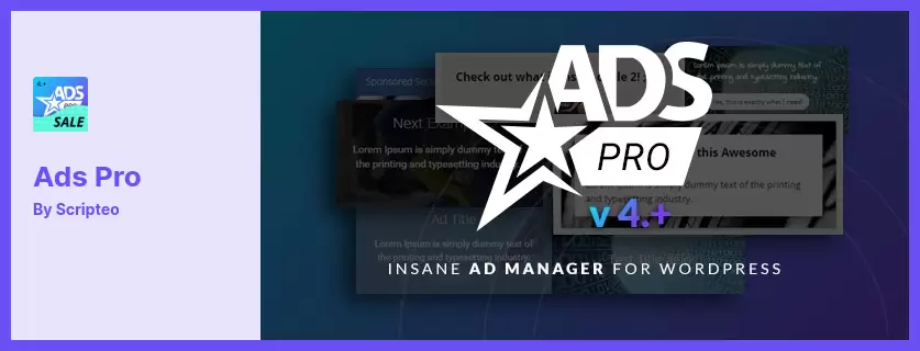 Ads Pro Plugin - Mehrzweck-WordPress-Werbemanager