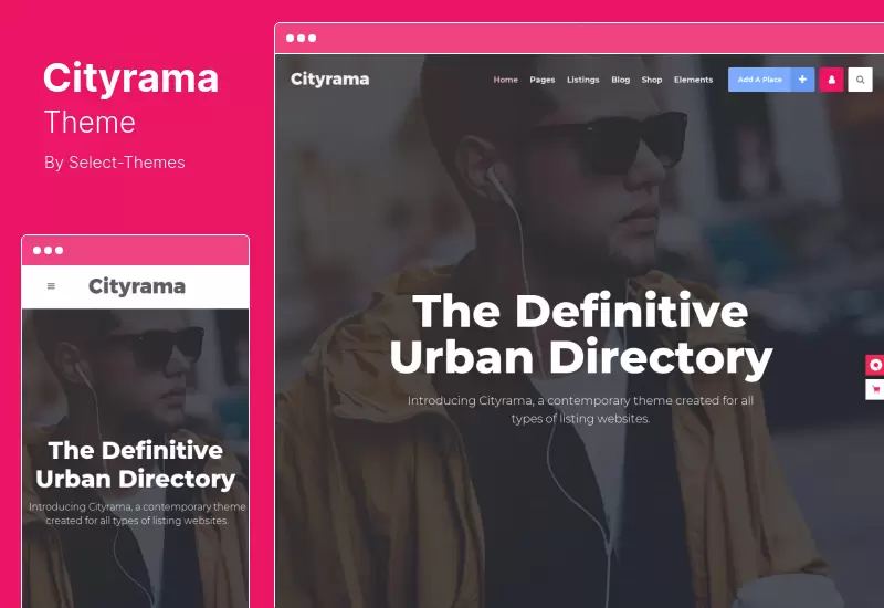 Cityrama Theme - Tema de WordPress para la guía de la ciudad