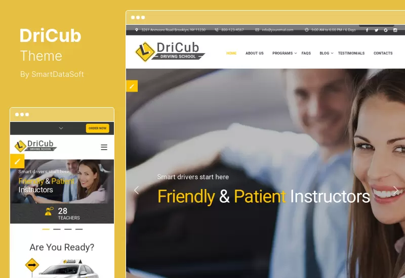 Tema DriCub - Tema WordPress para autoescuela