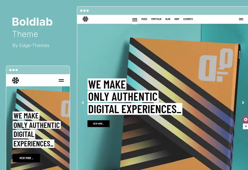 Boldlab Theme - Tema de WordPress para agencias creativas
