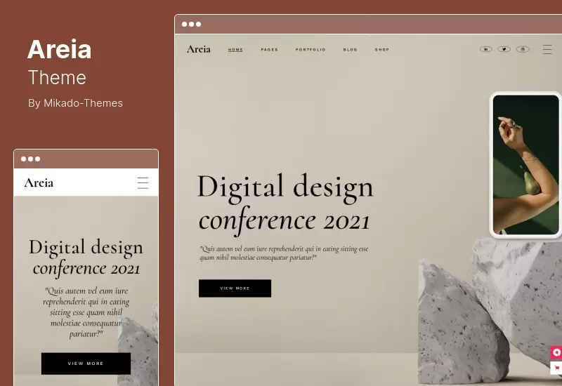 Areia Theme - Tema de WordPress para agencias de carteras