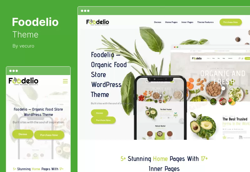 Tema Foodelio - Tema WooCommerce de WooCommerce para supermercados de alimentos orgánicos