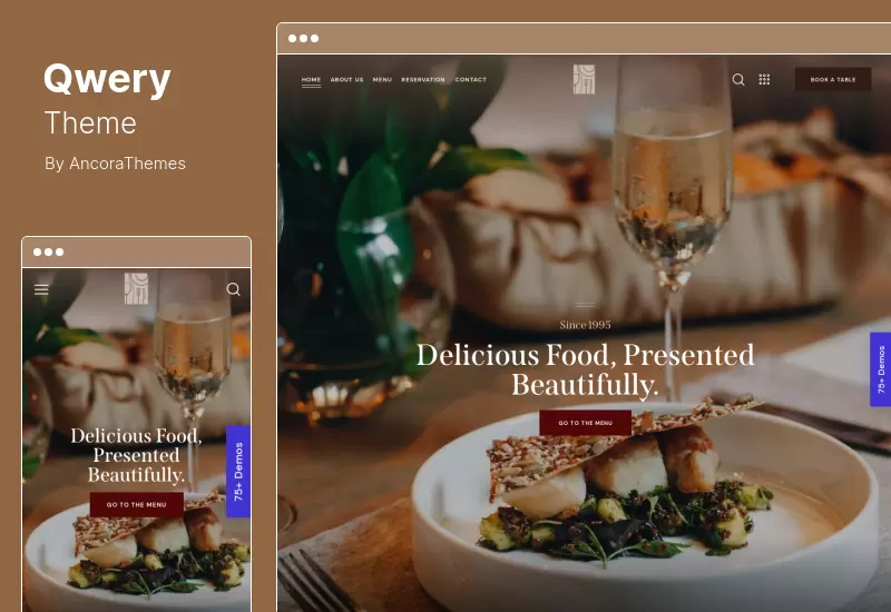 Qwery Theme - Tema multipropósito de WordPress para empresas