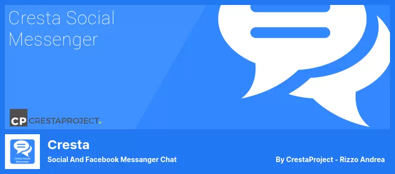 Cresta Plugin - 社交和 Facebook 信使聊天