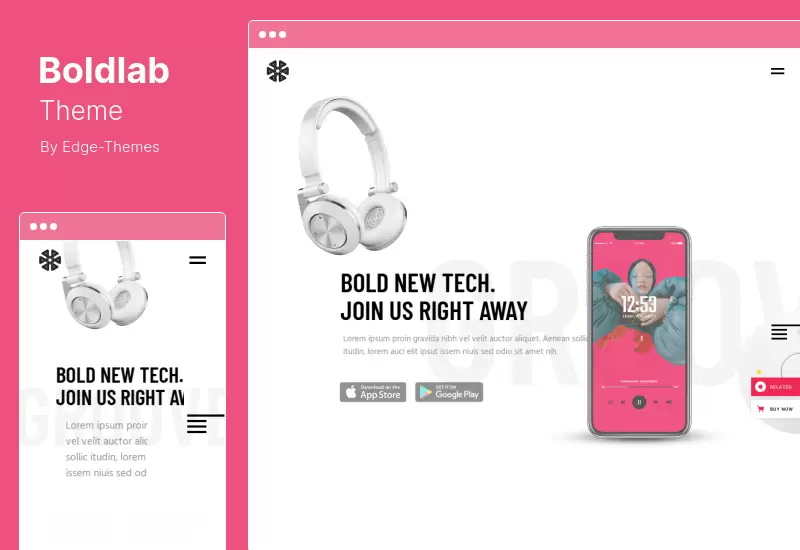 ธีม Boldlab - Creative Agency WordPress Theme