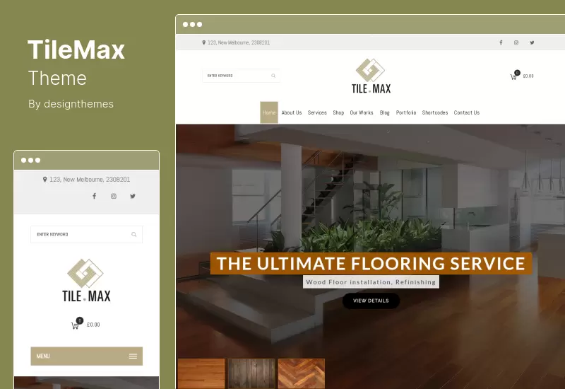 Tema TileMax - Tema de WordPress para mosaicos y pisos