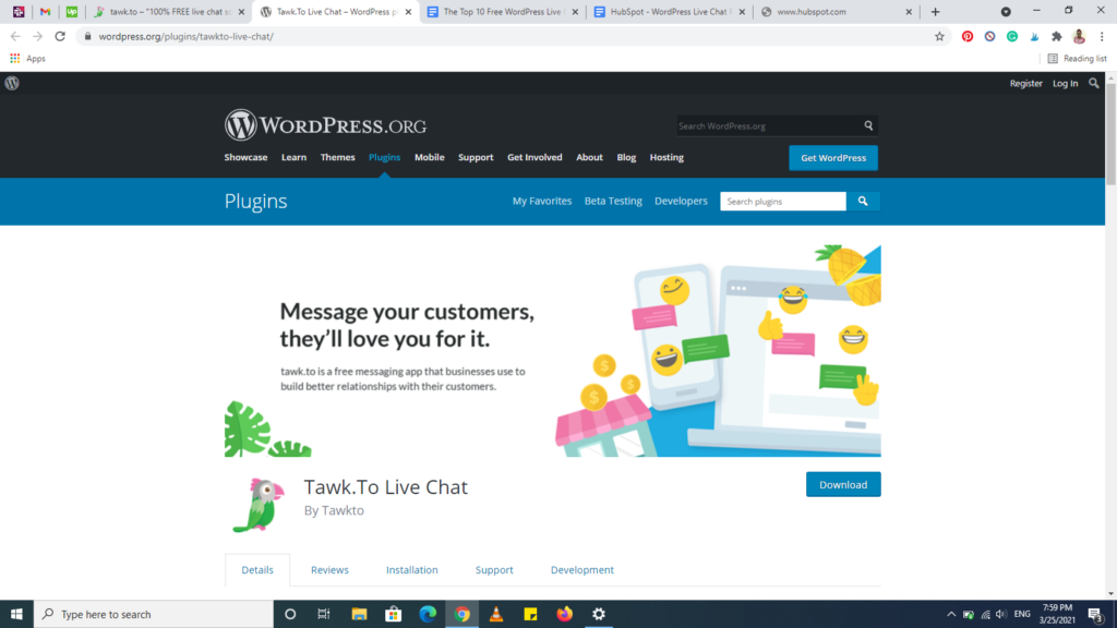 Complementos de chat de wordpress Complemento de chat tawk.to