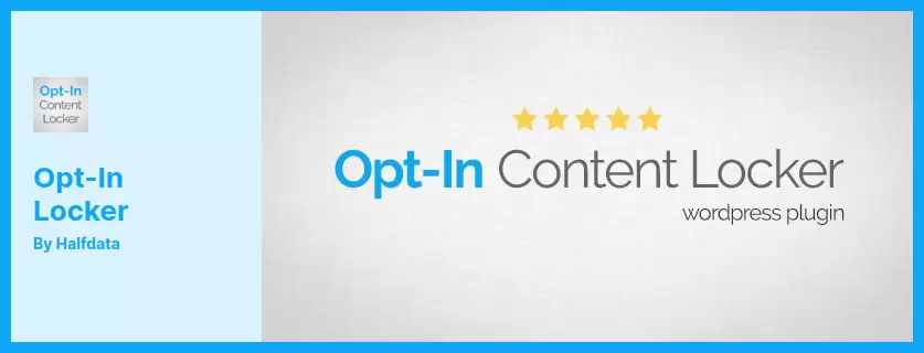 ปลั๊กอิน Opt-In Locker - Opt-In Content Locker สำหรับ WordPress