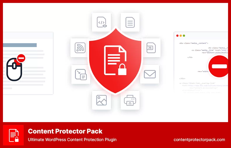 ปลั๊กอิน Content Protector Pack - ปลั๊กอินป้องกันเนื้อหา WordPress ขั้นสูง