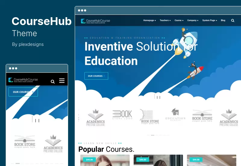 Tema CourseHub - Tema de WordPress de HubSpot del Instituto de Coaching Educativo