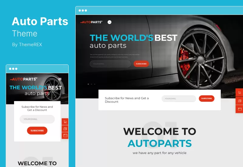 Tema de autopartes - Tema de WordPress para autopartes