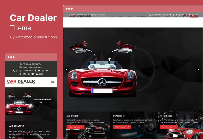 Tema de concesionario de coches - Tema de WordPress para automoción