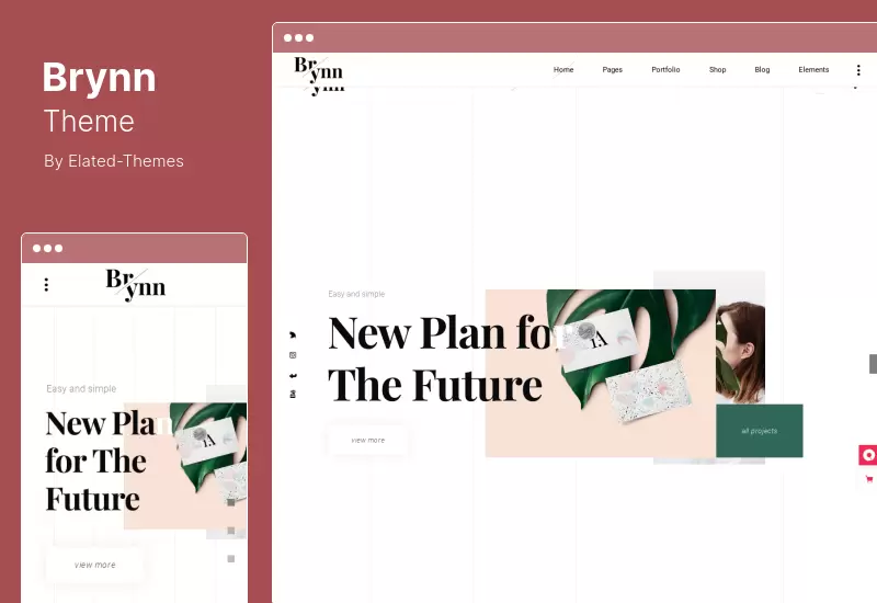Brynn Theme - Tema WordPress Portofolio Kreatif
