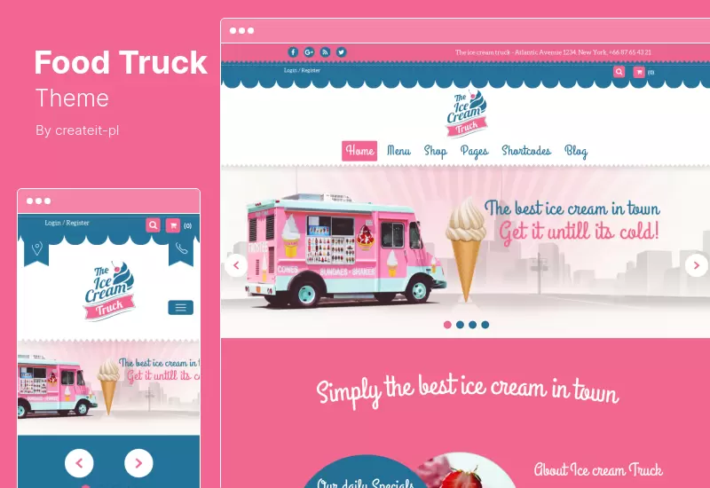 Tema Food Truck - Tema WordPress pentru Food Truck și Restaurant