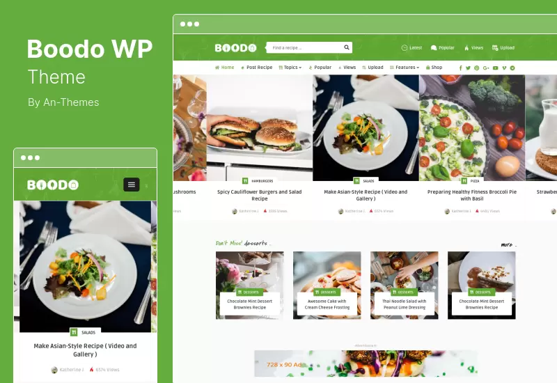 Tema Boodo WP - Tema WordPress pentru magazin alimentar