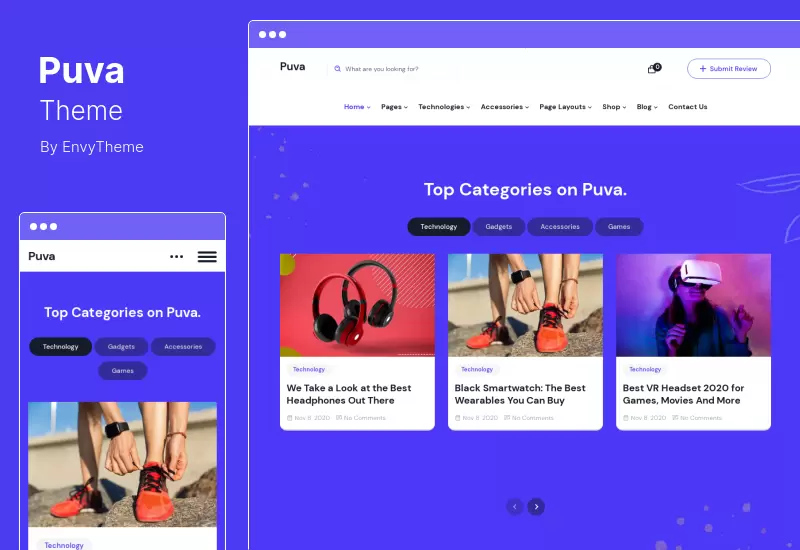 Tema Puva - Recenzii de produse afiliate Tema WordPress