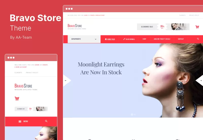 Tema magazinului Bravo - Tema afiliaților WZone pentru WordPress