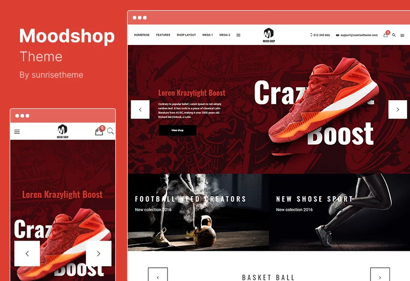 Tema Moodshop - Tema WordPress modernă pentru comerțul electronic
