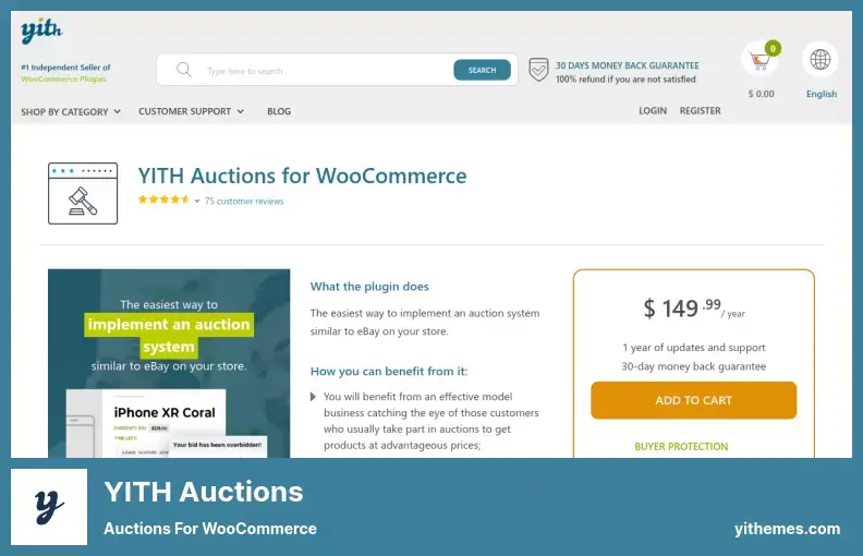YITH Auctions Plugin - Licitații pentru WooCommerce