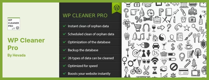 Plugin WP Cleaner Pro - Plugin de nettoyage et d'optimisation de base de données WordPress