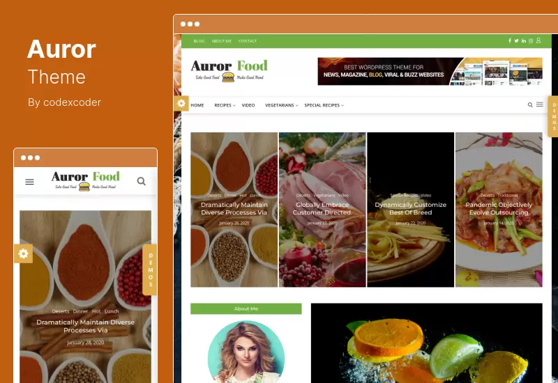 Auror Theme - Blog Magazine ธีม WordPress