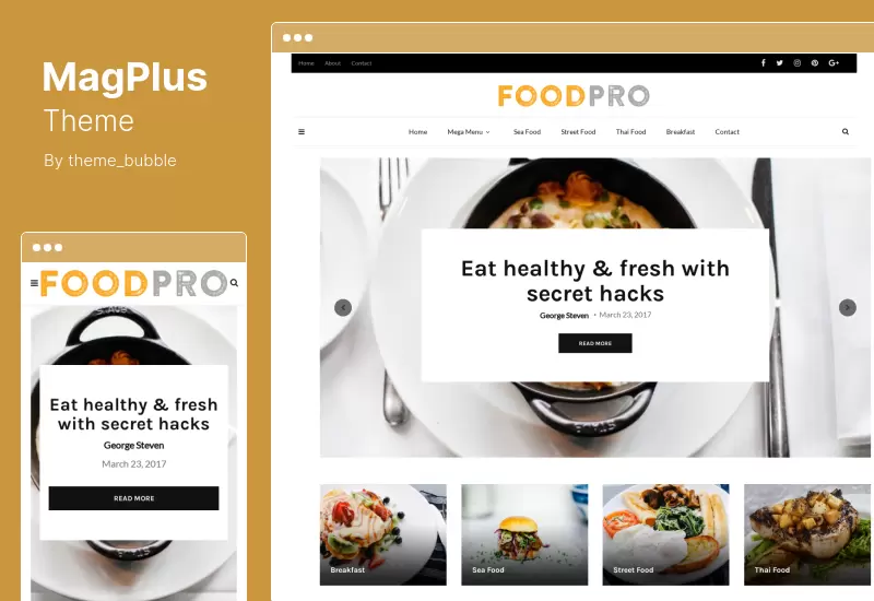 MagPlus Theme - บล็อก, นิตยสาร WordPress Theme