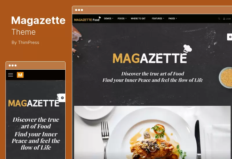 Magazette Theme - นิตยสารข่าว WordPress Theme