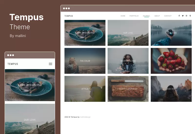 Tema Tempus - Tema de WordPress para fotografía