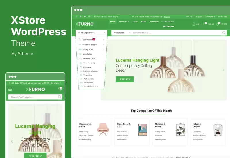 Tema XStore WordPress - Tema multipropósito WooCommerce WordPress