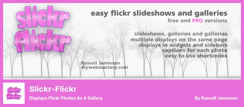 Slickr-Flickr Eklentisi - Flickr Fotoğraflarını Galeri Olarak Görüntüler