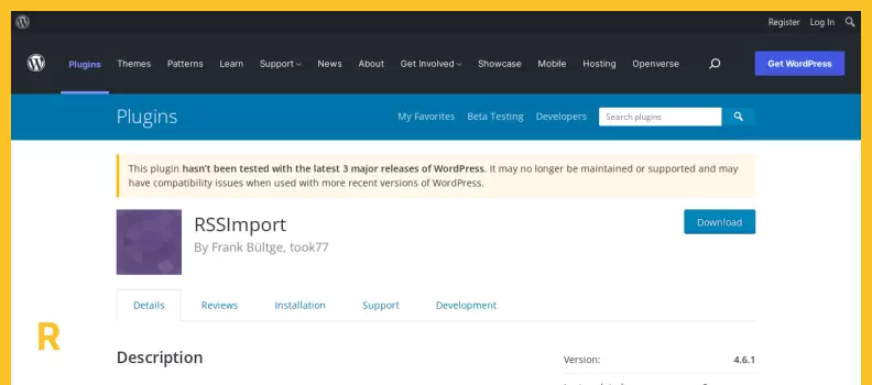 ปลั๊กอิน RSSImport - แสดงฟีดในบล็อกของคุณโดยใช้ PHP หรือ Widget