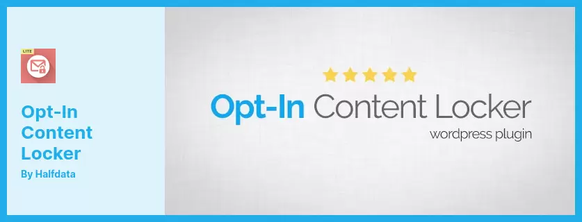 ปลั๊กอิน Opt-In Content Locker - Opt-in Content Locker สำหรับ WordPress