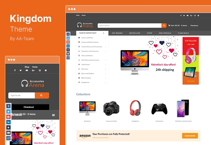 ธีมราชอาณาจักร - WooCommerce Amazon ในเครือของ WordPress ธีม