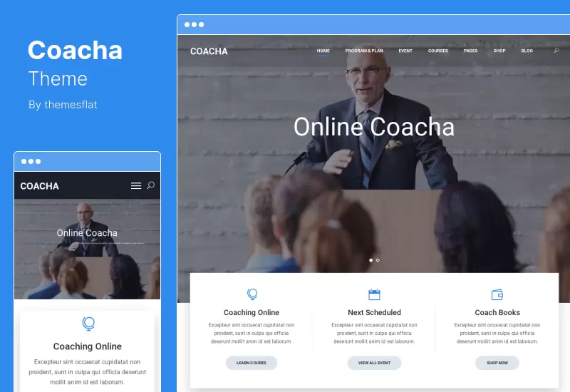 Coacha Theme - Tema de WordPress para Coach Health y Coaching