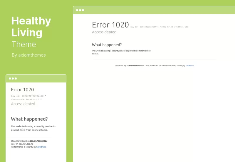 Rosalinda Theme - Tema de WordPress para el blog de estilo de vida vegetariano de Health Coach