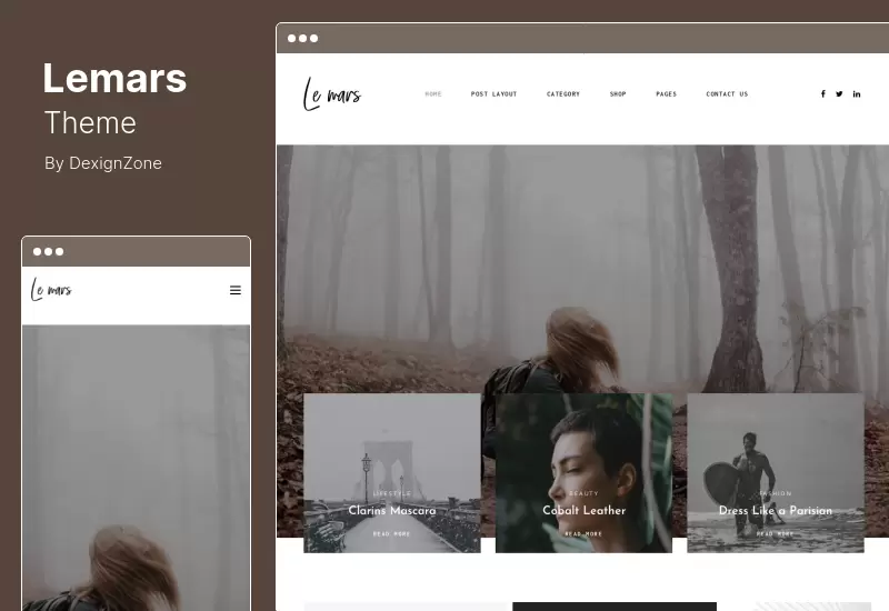 Lemars 主題 - 個人博客 WordPress 主題