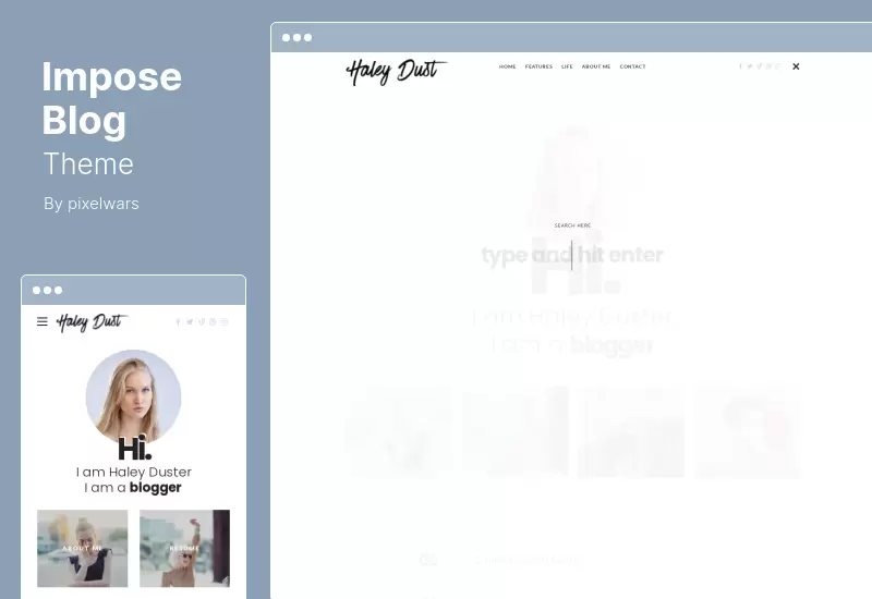 Impose 博客主題 - 作者/個人/生活方式博客 WordPress 主題