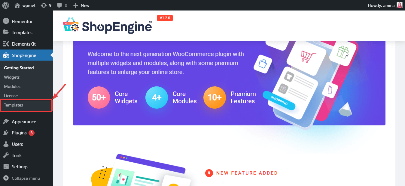 Creați site de comerț electronic folosind ShopEngine