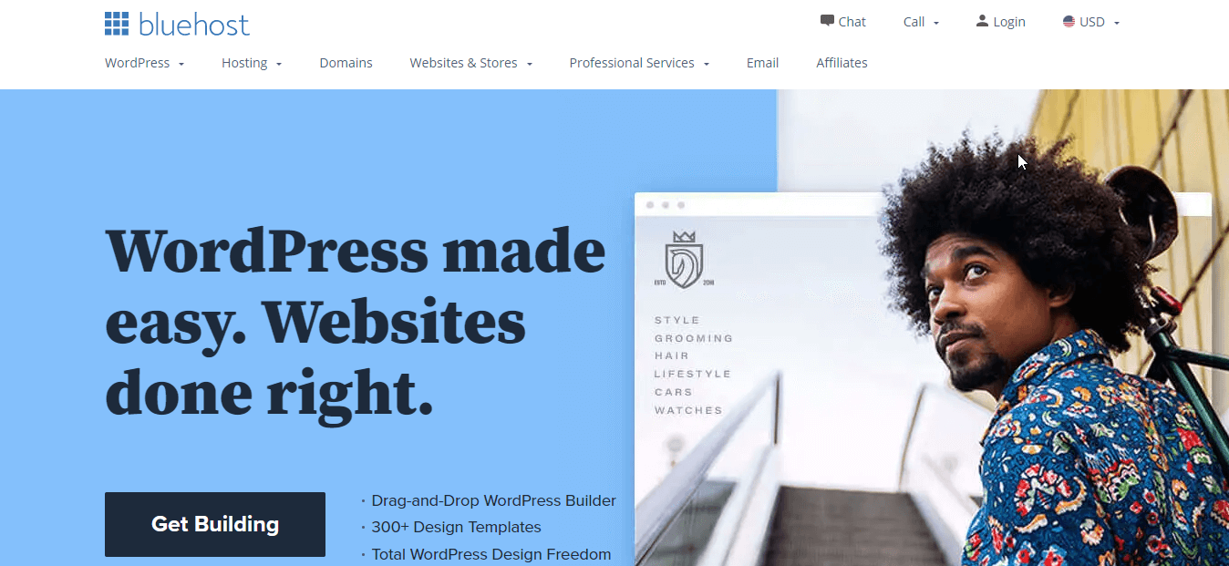 Furnizorul de servicii de găzduire Bluehost