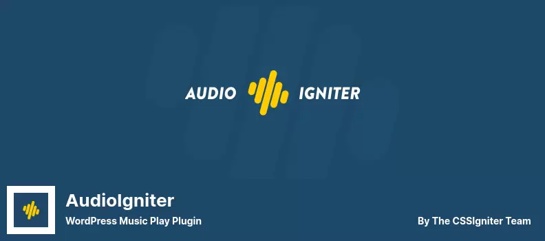 ปลั๊กอิน AudioIgniter - WordPress Music Play Plugin
