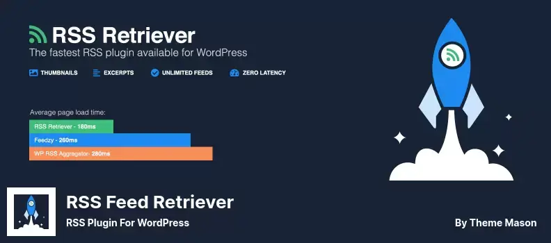 ปลั๊กอิน RSS Feed Retriever - ปลั๊กอิน RSS สำหรับ WordPress