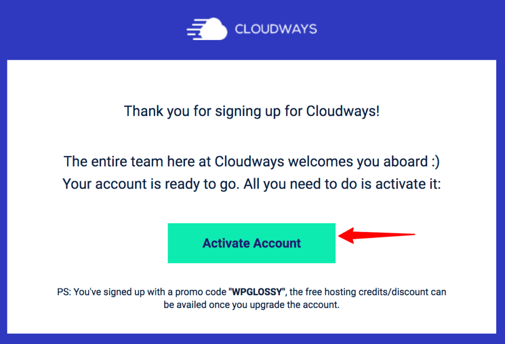 cloudways-電子郵件驗證