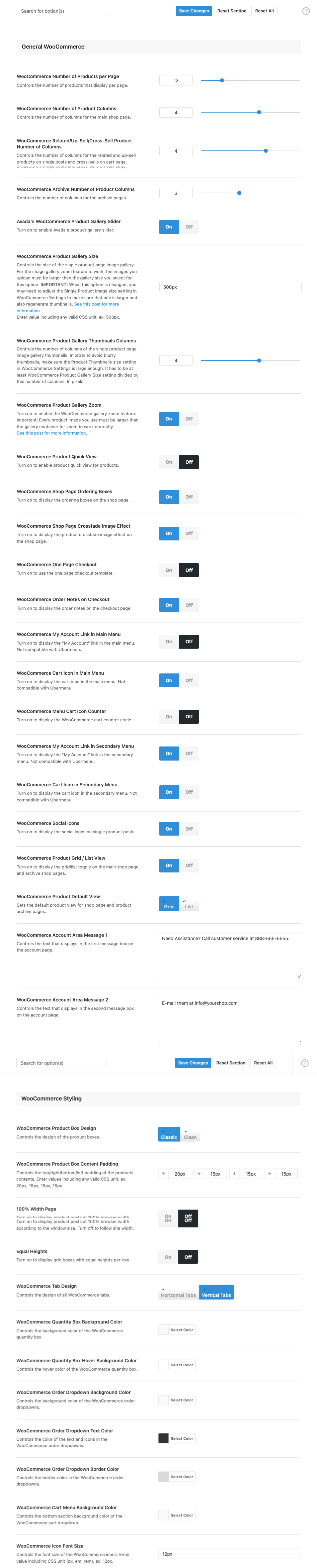 avada-woocommerce-設置
