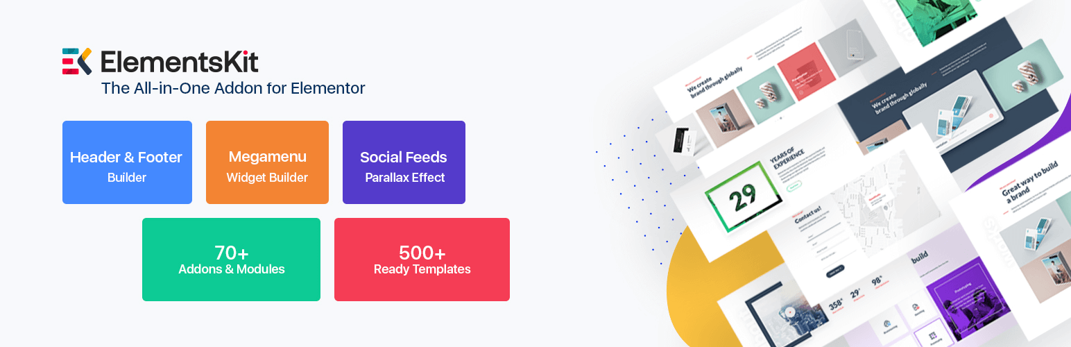Elementor 的 Elementskit 多合一插件