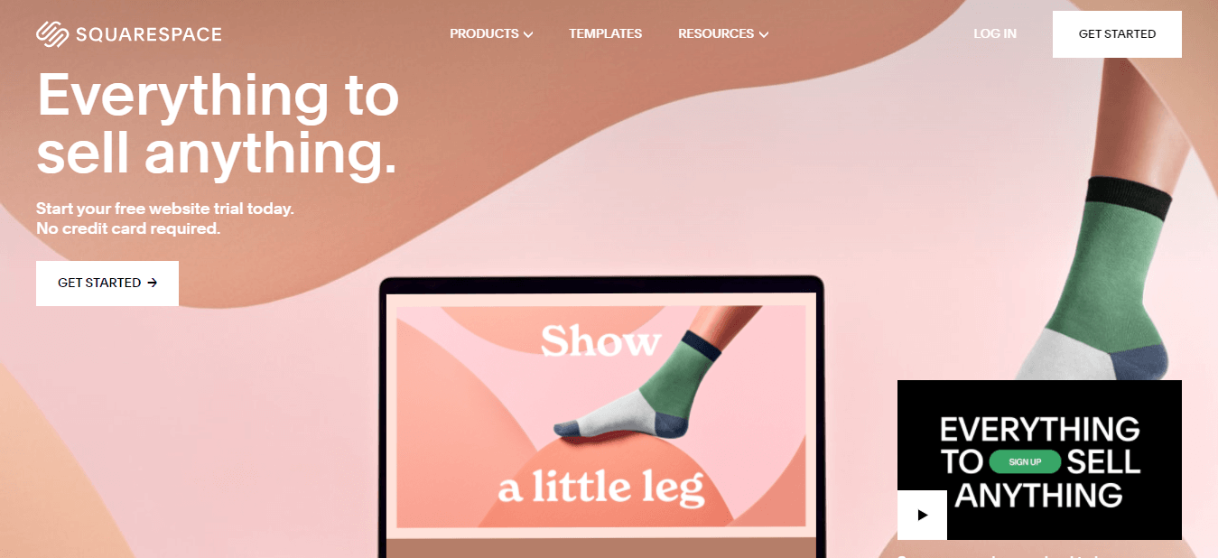 Squarespace 電子商務平台