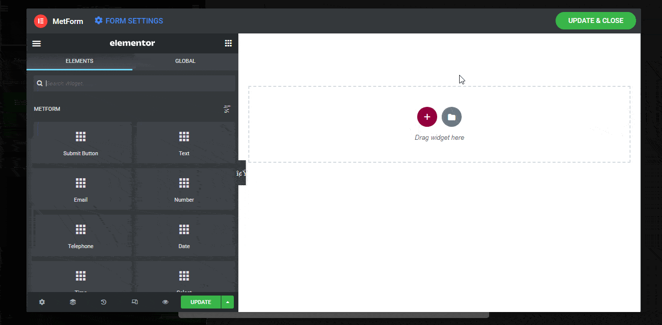使用 MetForm 為多步表單 wordpress 的第一步選擇結構